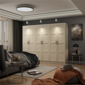 MNT-611-BEYAZ -Altı Kapaklı Gardırop