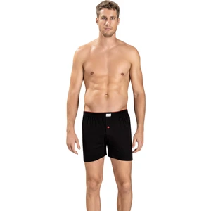 Erkek Siyah Havlu Kemer Pamuklu 6'lı Boxer 127