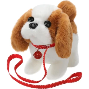 Peluş Saint Bernard Oyuncak Köpek Yavrusu Elektronik Interaktif Köpek - Yürüme, Havlama, Kuyruk Sallama, Esneme Refakatçisi Çocuklar Için Doldurulmuş Hayvan Yeni Yürümeye Başlayan (Yurt Dışından)