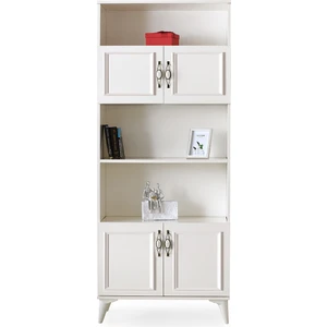 Erezoğulları Mobilya Irmak Dolaplı 5 Raflı Kitaplık 80X30X195CM