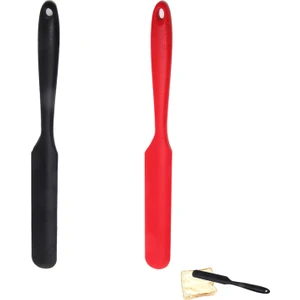 Kavanoz Spatula, Uzun Saplı Silikon Kavanoz Kazıyıcı, Fıstık Ezmesi Için Reçel Serpme Makinesi, Pişirme ve Kek Krema Için Mutfak Spatulası, Mutfakta Olması Gereken Küçük Silikon Sp (Yurt Dışından)