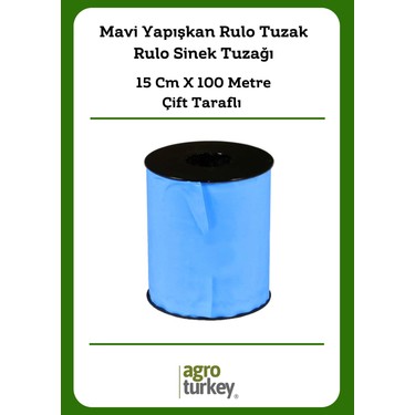 Agro Turkey | Sera Ve Bahçe İçin Mavi Yapışkan Rulo Tuzak - Fiyatı