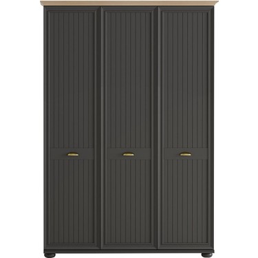 Kelebek Angelic Dark 3 Kapaklı Dolap 156CM Fiyatı