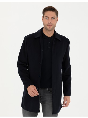 Pierre cardin outlet mens wool coat