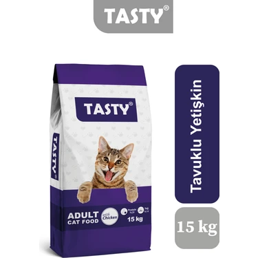 Tasty Tavuklu Yetişkin Kedi Maması 15