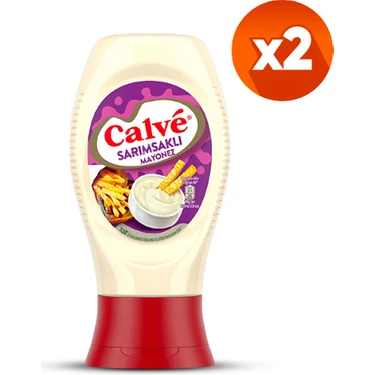 Calve Mayonez Sarımsaklı 245 gr x 2