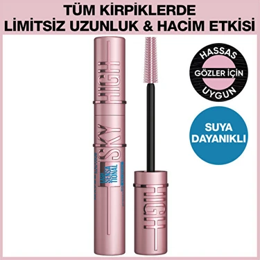 Maybelline New York Lash Sensational Sky High Suya Dayanıklı Waterproof