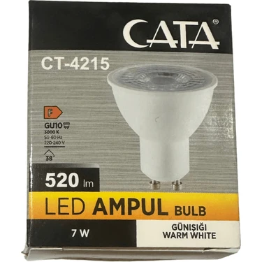 Cata CT-4215 Günışığı 7W GU10 Duylu LED Spot Ampul (8