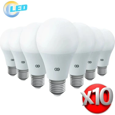 Günsan 10'lu LED Ampul 7W Gün Işığı E27 (4000K