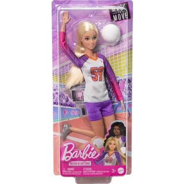 Barbie Articulated Sports Doll Volleyball