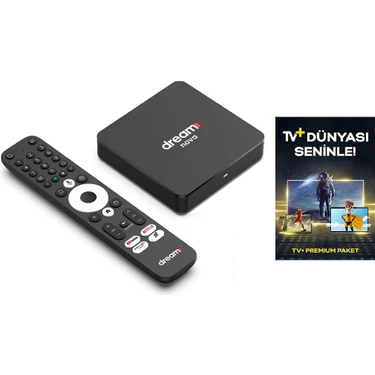 Dreamstar Nova 4K Lisanslı Android TV Box (TV+ 12 Aylık Dijital