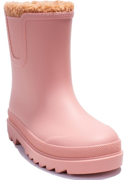 W10290 Tokio Burreguito Nude Ortopedik Kürklü Kız Çocuk Yağmur Çizme