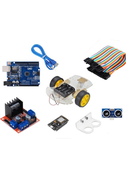 Wifi Robot Araba Kiti - 2WD