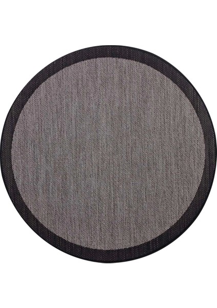 Halıca S-9715 Jüt Sisal Gri Siyah Dekoratif Yuvarlak Halı fiyatları