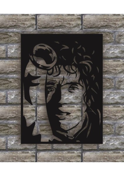 Ahşap Tablo Frudo Baggins (Yüzüklerin Efendisi) Figürlü 35X47 cm