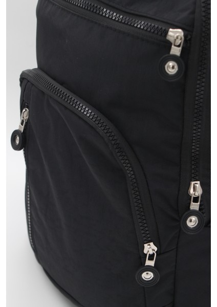Collina Unisex Krinkıl Kumaş Su Geçirmez Büyük Boy Çok Gözlü Seyahat Sırt Çantası Okul Çantası RC-S001B indirimleri