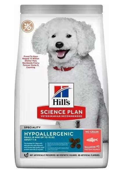 Science Plan Hypoallergenic Somonlu Mini Irk Tahılsız Yetişkin Köpek Maması 6 Kg