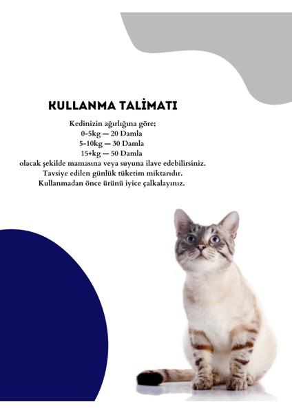 Forte Plus Cats 100 ml (Kedi Için Tüy Sağlığı - Tüy Dökülmesi Önleyici Damla)
