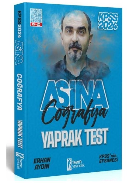 İSEM Yayıncılık 2024 KPSS Coğrafya Aşina Yaprak Test