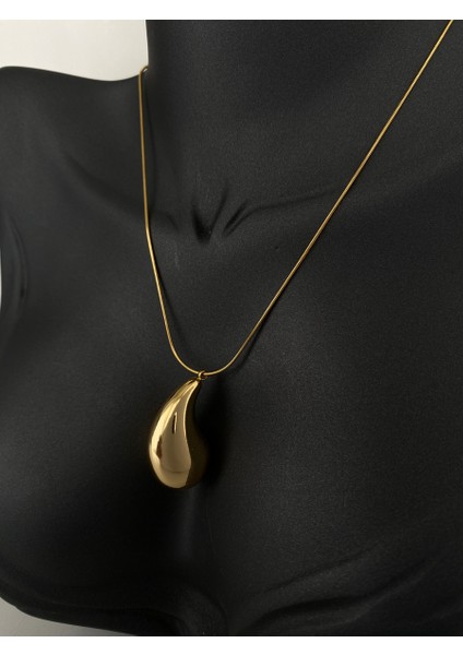 Damla Gold Çelik Kolye