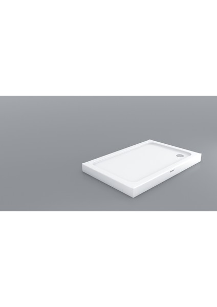 80X160 Frey Dikdörtgen Slimblok Duş Teknesi (H:10 Cm)