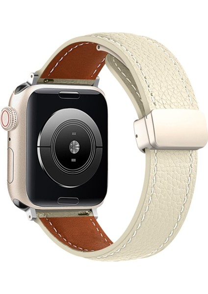 Apple Watch Ultra 49MM Deri Kordon Watch 2/3/4/5/6/7/8/se/ultra AZN-KR414 Daks