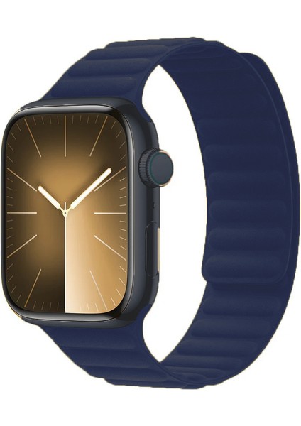 Apple Watch 42/44/45/46/49mm Kordon FineWoven İnce Dokuma Manyetik Baklalı 2/3/4/5/6/se/7/8/9/10/ultra