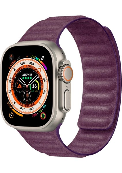Apple Watch 42/44/45/46/49mm Kordon FineWoven İnce Dokuma Manyetik Baklalı 2/3/4/5/6/se/7/8/9/10/ultra