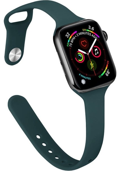 Apple Watch 41 mm Silikon Kordon Watch 2/3/4/5/6/7/8/se/ultra Azn-Klasik