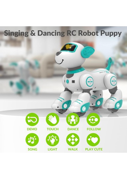 Programlanabilir Uzaktan Kumandalı Robot Köpek - Turkuaz