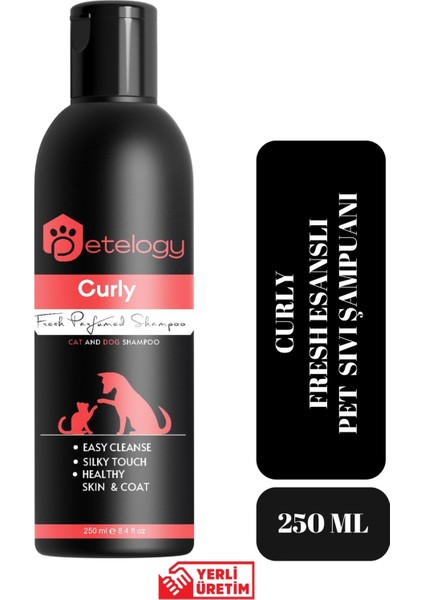Curly Fresh Parfümlü Pet Şampuanı 250 ml