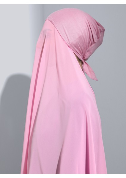 ST103-BONELİ Şifon Oval Eşarp 36 Pembe - Pembe - Ecardin fiyatları