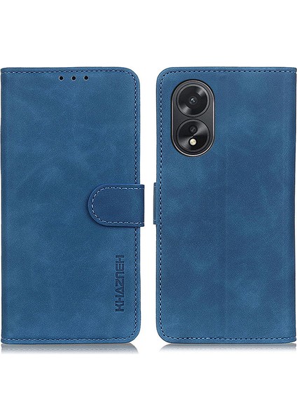 Oppo A38 4g Case Anti-Cratch Retro Doku Standı Deri Telefon Kapağı (Yurt Dışından)