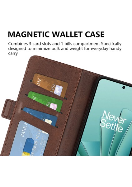 Oneplus Nord 3 5g Buzağı Dokusu Stand Kapağı, Pu Deri + Tpu Cüzdan Telefon Kılıfı (Yurt Dışından) indirimleri