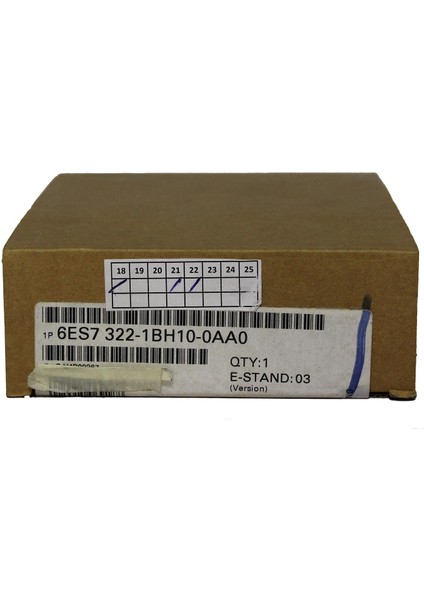 6ES7322-1BH10-0AA0, 6es7 322-1BH10-0AA0 SM322 Hıgh Speed, 16DO 24V Dc, 0.5A Yeni Kutu Kapalı