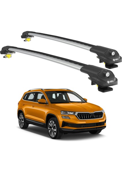Skoda Karoq 2017-2023 Turtle Air1 Ara Atkı Gri