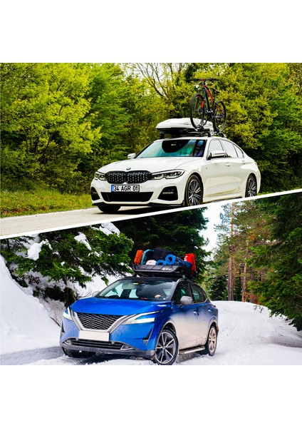 Skoda Karoq 2017-2023 Turtle Air1 Ara Atkı Gri