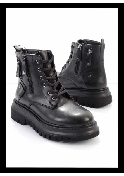 Siyah Kadın Bot & Bootie K02429100109