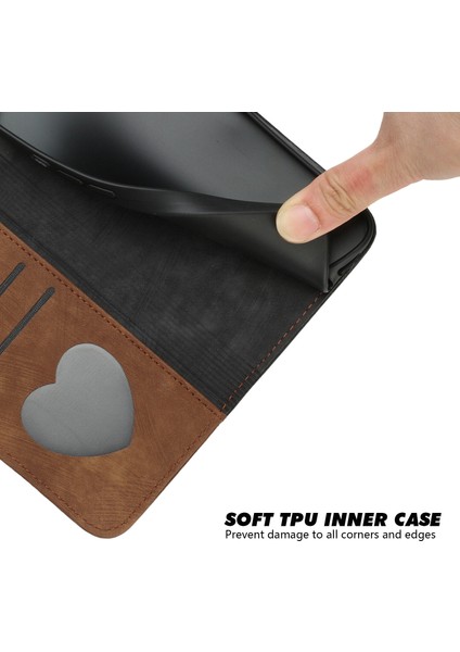 Uyumlu iPhone 11 Pro Max Askılı ve Stand Fonksiyonlu Cüzdan Kapaklı Kılıf Pu Deri Kart Tutucu (Yurt Dışından)