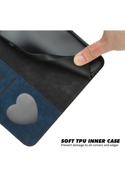 Uyumlu iPhone 14 Pro Max Askılı ve Stand Fonksiyonlu Cüzdan Kapaklı Kılıf Pu Deri Kart Tutucu (Yurt Dışından)