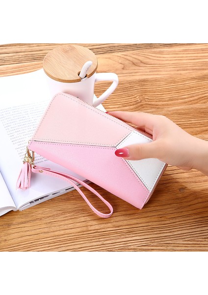 Fermuarlı Püskül Büyük Kapasiteli Cep Telefonu Cüzdan (Yurt Dışından)