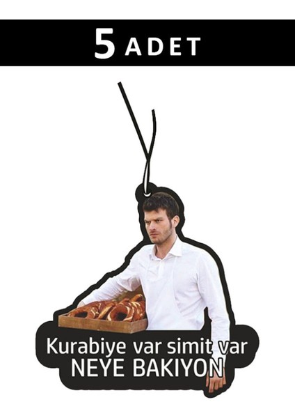 5 Adet Kuzey Tekinoğlu Komik Tasarımlı Araba Kokusu, Oto Araç Kokusu