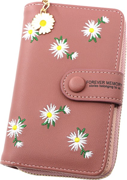 Kadın Modası Kadın Orta Uzunlukta Fermuar Tokalı Debriyajı Cüzdan (Yurt Dışından)