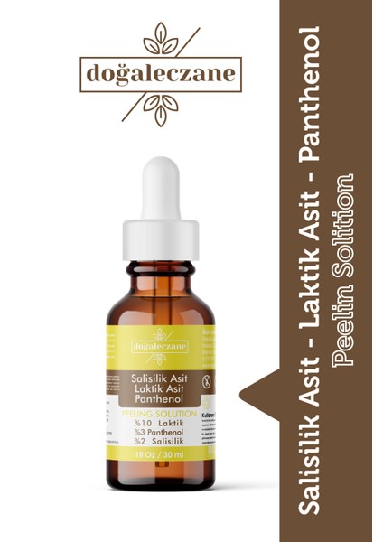 Salisilik Asit - Laktik Asit • Panthenol Peeling Solüsyon 30 ml fiyatları