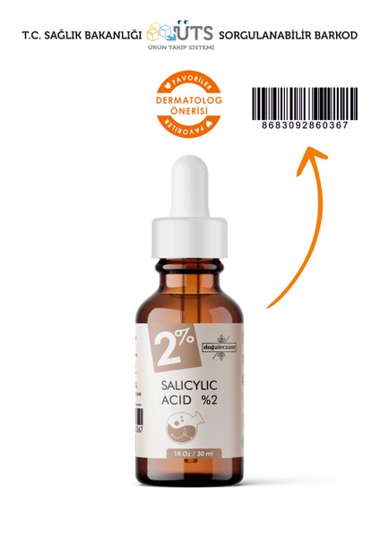 Vücut Salisilik Asit %2 | Salicylic Acid Peeling 30 ml