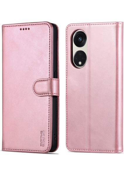 Oppo Reno8 T 5g / A1 Pro 5g Deri Deri Anti-Çizelge Cep Telefonu Kılıf Flip Stand Cüzdan Kapağı (Yurt Dışından)