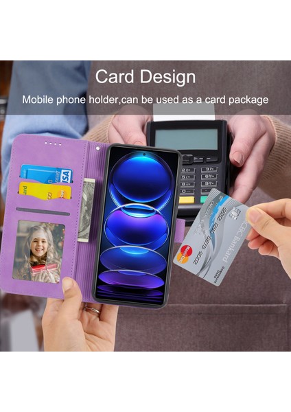 Oneplus Nord 3 5g Flip Kapak, Çizgiler Basılı Cüzdan Stand Mobil Deri Kılıf (Yurt Dışından)
