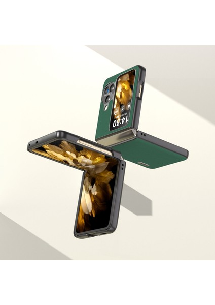 Oppo Find N3 Flip 5g Ipeksi Duygu Şok Geçirmez Kapak Gerçek Inek Deri Kaplamalı Pc Telefon Kılıfı (Yurt Dışından) modelleri