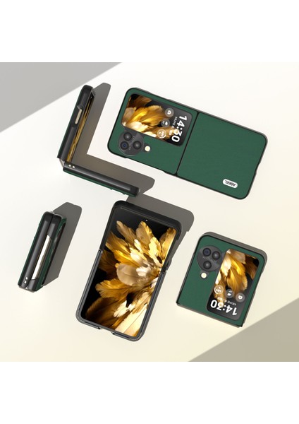 Oppo Find N3 Flip 5g Ipeksi Duygu Şok Geçirmez Kapak Gerçek Inek Deri Kaplamalı Pc Telefon Kılıfı (Yurt Dışından) indirimleri