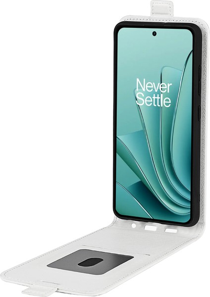 Oneplus Nord 3 5g Dikey Flip Pu Deri Koruyucu Telefon Kılıf Kart Yuvası Cep Telefonu Kapağı (Yurt Dışından)